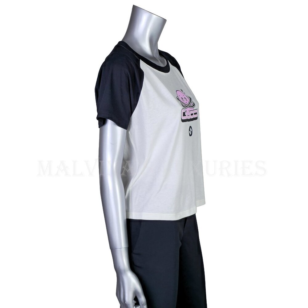 GUCCI T-SHIRT COTTON JERSEY PLANET LOGO PRINT SHORT SLEEVE TOP sz XL EXTRA LARGE - Picture 9 of 16